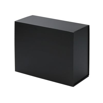 Складная коробка FlipTop 2 (27×22×9,5 см), черный-0