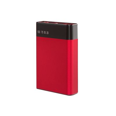 Внешний аккумулятор Apria, 10000 mAh, красный-0