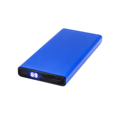 Внешний аккумулятор Höginn в металлическом корпусе, 10000mAh, синий.-0