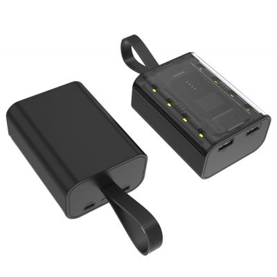 Внешний аккумулятор Courage, 5000 Mah, черный-2