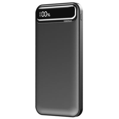 Внешний аккумулятор Groovy 10000 Mah с быстрой зарядкой, черный-0