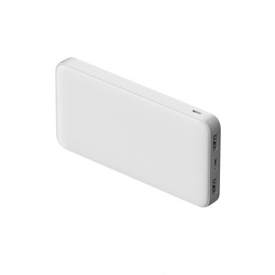 Внешний аккумулятор Polus, 10000 Mah, софт-тач покрытие, белый-3