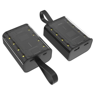 Внешний аккумулятор Courage, 5000 Mah, черный-1