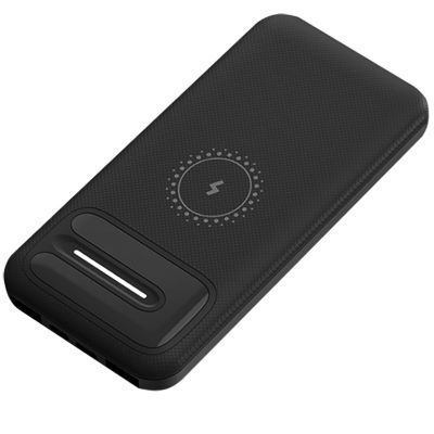 Внешний аккумулятор Odyssey, 10000 mAh с беспроводной зарядкой, черный-0