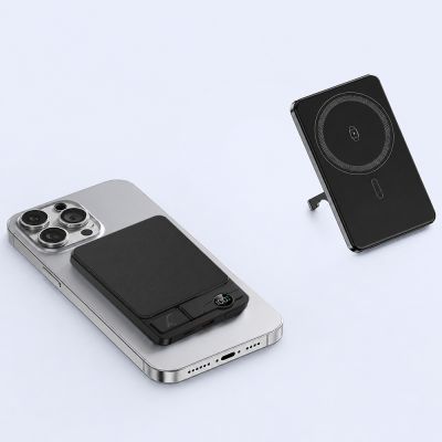 Внешний аккумулятор c беспроводной зарядкой Superb, 5000 mAh, черный-2
