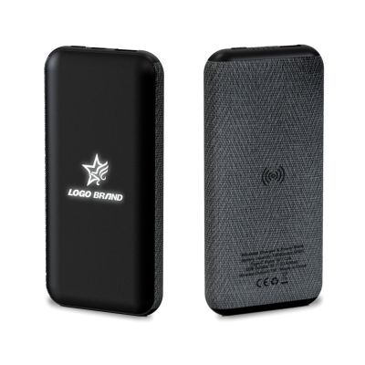 Внешний аккумулятор Stormoway, 10000 mAh с беспроводной зарядкой, черный-2