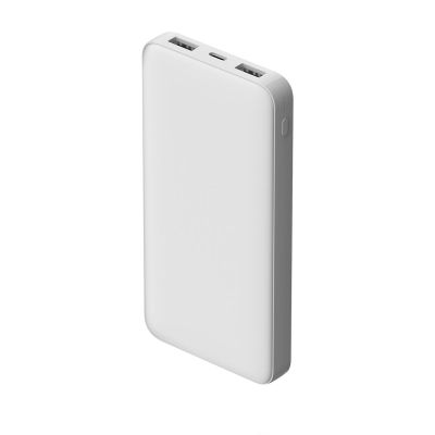 Внешний аккумулятор Polus, 10000 Mah, софт-тач покрытие, белый-0