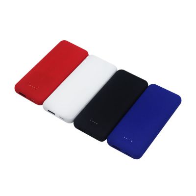 Внешний акккумулятор Arrida 5000mAh, с покрытием "Baby skin”, черный-2