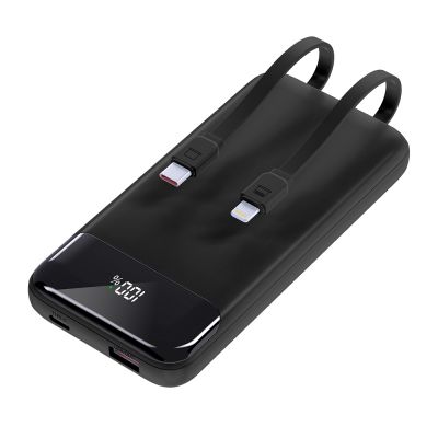 Внешний аккумулятор Nero с быстрой зарядкой (до 22,5W), 10000 mAh, чёрный-0