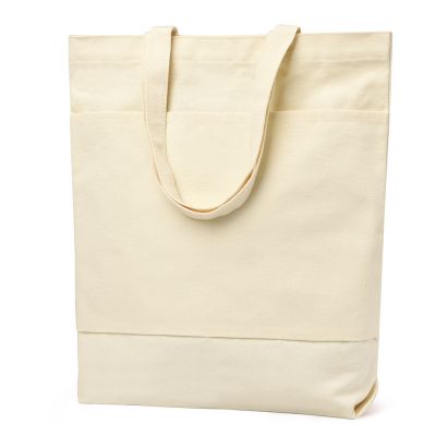 Сумка для покупок JETTA с карманами 325 г/м², натуральная-1