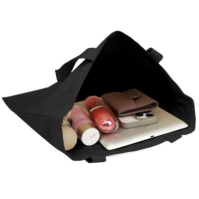 Сумка для покупок LUMISSA 325 г/м², чёрная-5