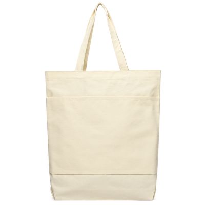 Сумка для покупок JETTA с карманами 325 г/м², натуральная-3
