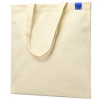 Сумка для покупок IVORY 325 г/м² с PU нашивкой, синий