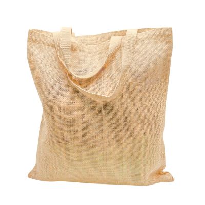 Cумка хозяйственная  Bagsy Jute 270 г/м2, бежевая-1