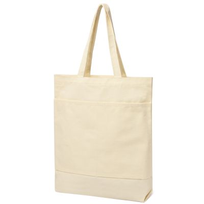 Сумка для покупок JETTA с карманами 325 г/м², натуральная-0