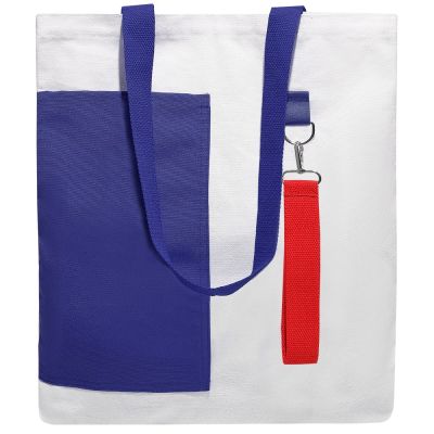 Сумка для покупок BANSHEE TO GO 325 г/м², синяя/красная-0