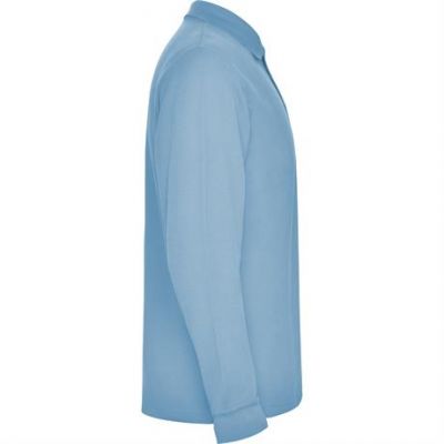 Футболка поло ESTRELLA L/S мужская, НЕБЕСНО-ГОЛУБОЙ M-3
