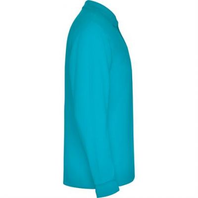 Футболка поло ESTRELLA L/S мужская, БИРЮЗОВЫЙ L-3