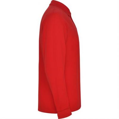 Футболка поло ESTRELLA L/S мужская, КРАСНЫЙ L-3
