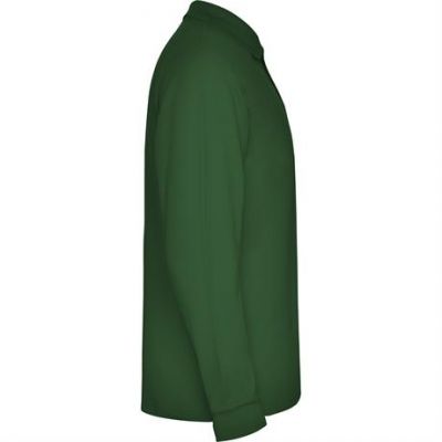 Футболка поло ESTRELLA L/S мужская, БУТЫЛОЧНЫЙ ЗЕЛЕНЫЙ M-3