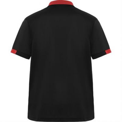 Футболка поло SAMURAI мужская, ЧЕРНЫЙ/КРАСНЫЙ 2XL-1