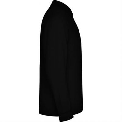 Футболка поло ESTRELLA L/S мужская, ЧЕРНЫЙ L-3