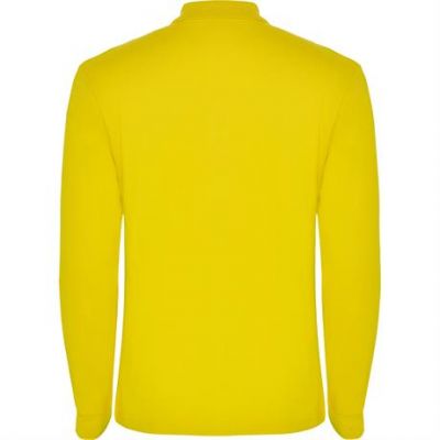 Футболка поло ESTRELLA L/S мужская, ЖЕЛТЫЙ 2XL-1