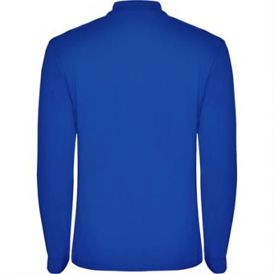 Футболка поло ESTRELLA L/S мужская, КОРОЛЕВСКИЙ СИНИЙ 2XL-1