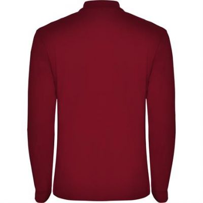 Футболка поло ESTRELLA L/S мужская, ГРАНАТОВЫЙ 2XL-1