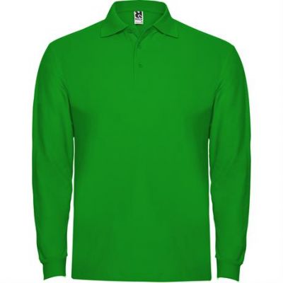 Футболка поло ESTRELLA L/S мужская, ТРАВЯНОЙ ЗЕЛЕНЫЙ 2XL-0
