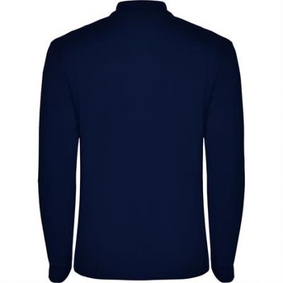 Футболка поло ESTRELLA L/S мужская, МОРСКОЙ СИНИЙ S-1