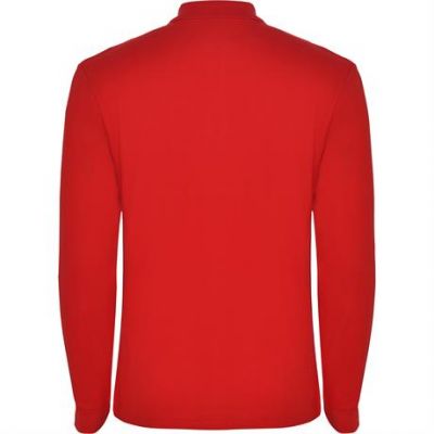 Футболка поло ESTRELLA L/S мужская, КРАСНЫЙ XL-1