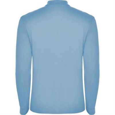 Футболка поло ESTRELLA L/S мужская, НЕБЕСНО-ГОЛУБОЙ L-1