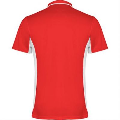Спортивная футболка поло MONTMELO мужская, КРАСНЫЙ/БЕЛЫЙ 3XL-1
