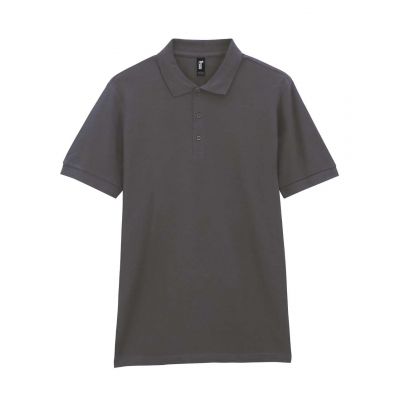 Футболка поло PREMIUM COTTON ADULT DOUBLE PIQUE, ГРАФИТОВЫЙ M-0
