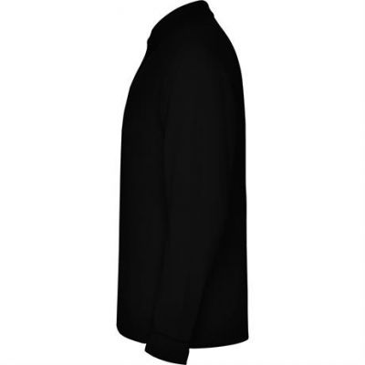 Футболка поло ESTRELLA L/S мужская, ЧЕРНЫЙ S-2