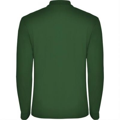 Футболка поло ESTRELLA L/S мужская, БУТЫЛОЧНЫЙ ЗЕЛЕНЫЙ L-1