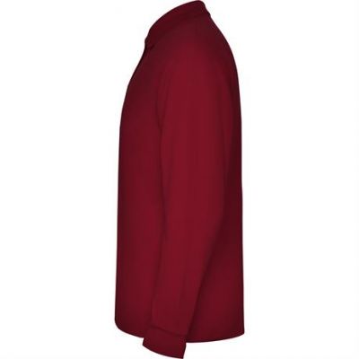 Футболка поло ESTRELLA L/S мужская, ГРАНАТОВЫЙ M-2