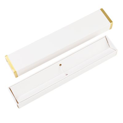 Ручка Senator в коробке Cradle белой с полозотой, синяя-2