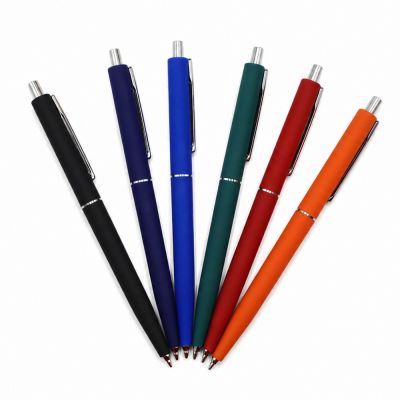 Ручка шариковая Dot Soft, тёмно-синяя-2