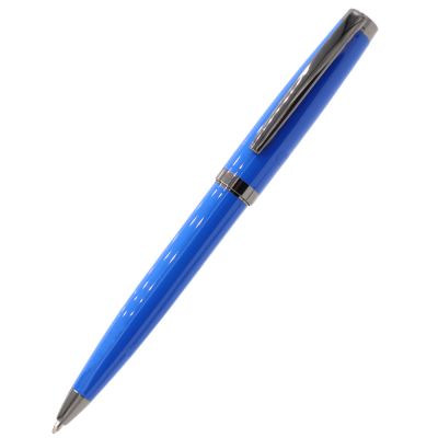 Ручка металлическая Betty, светло-синяя-1