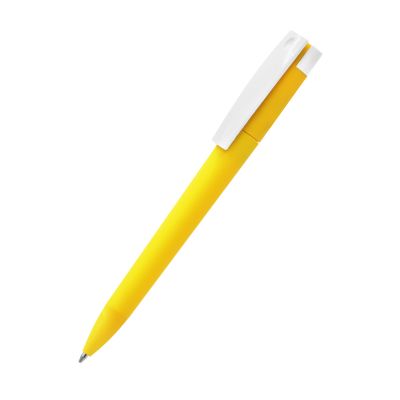 Ручка пластиковая T-pen, желтая-0