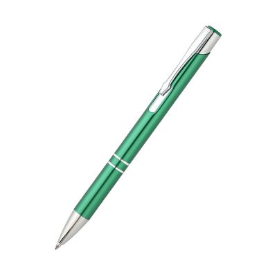 Ручка металлическая Holly, зеленая-0