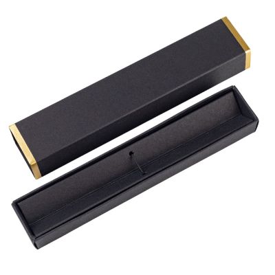 Коробка для ручки Cradle, чёрная с золотом-0