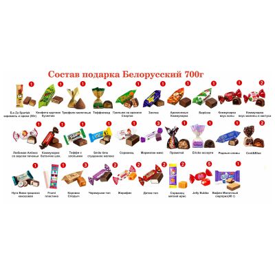 №3 КУБИК БОЛЬШОЙ ВОСТОРГ 700 грамм новогодний подарок белорусский-1