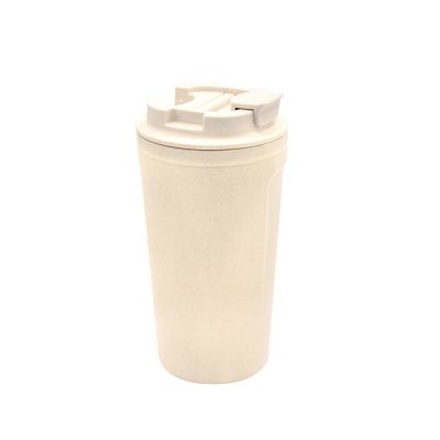 Бутылка для воды Eco water из бамбукового волокна , бежевая-1