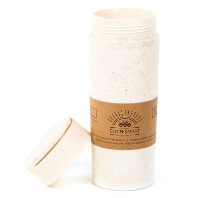 Термостакан с двойной стенкой Smile, бежевый-1