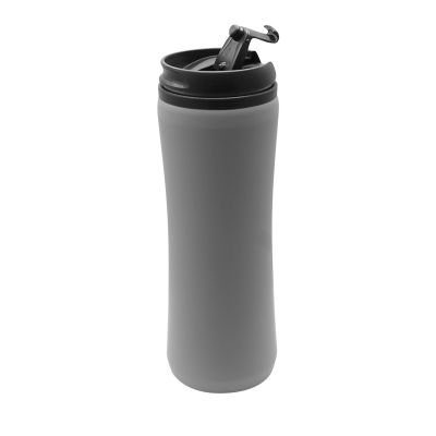 Термокружка Miora софт-тач, серый-1