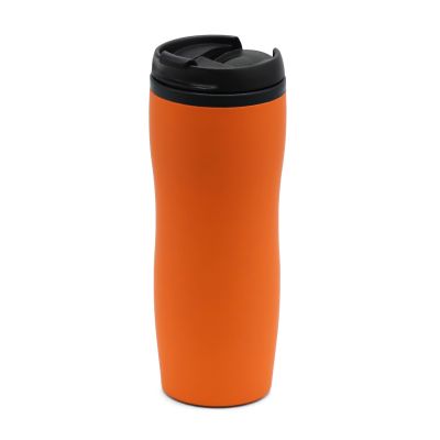 Термокружка Gamma, cофт-тач, оранжевый-0