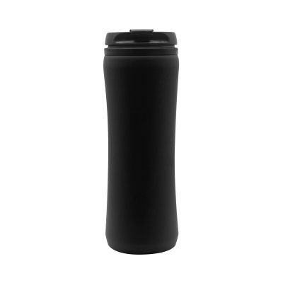 Термокружка Miora софт-тач, черный-2